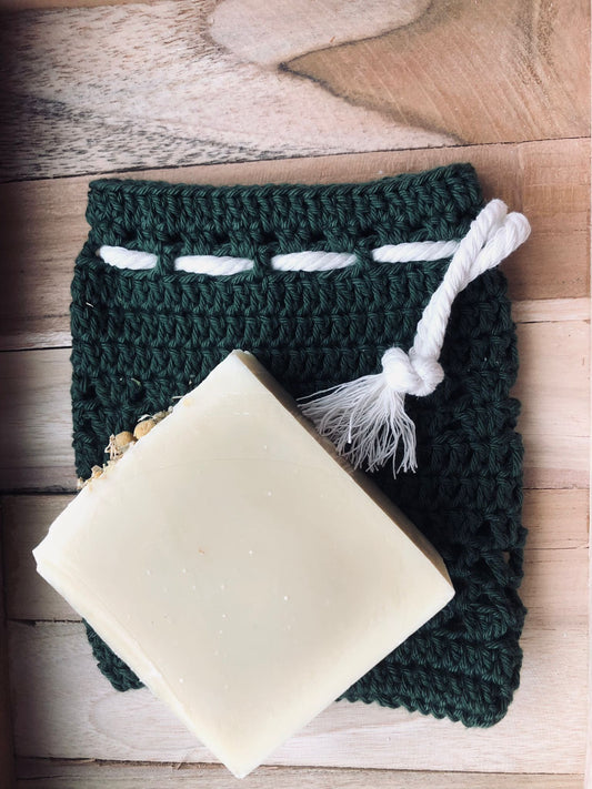 Geschenkset - zeep met zeepzakje - Sweet Camille